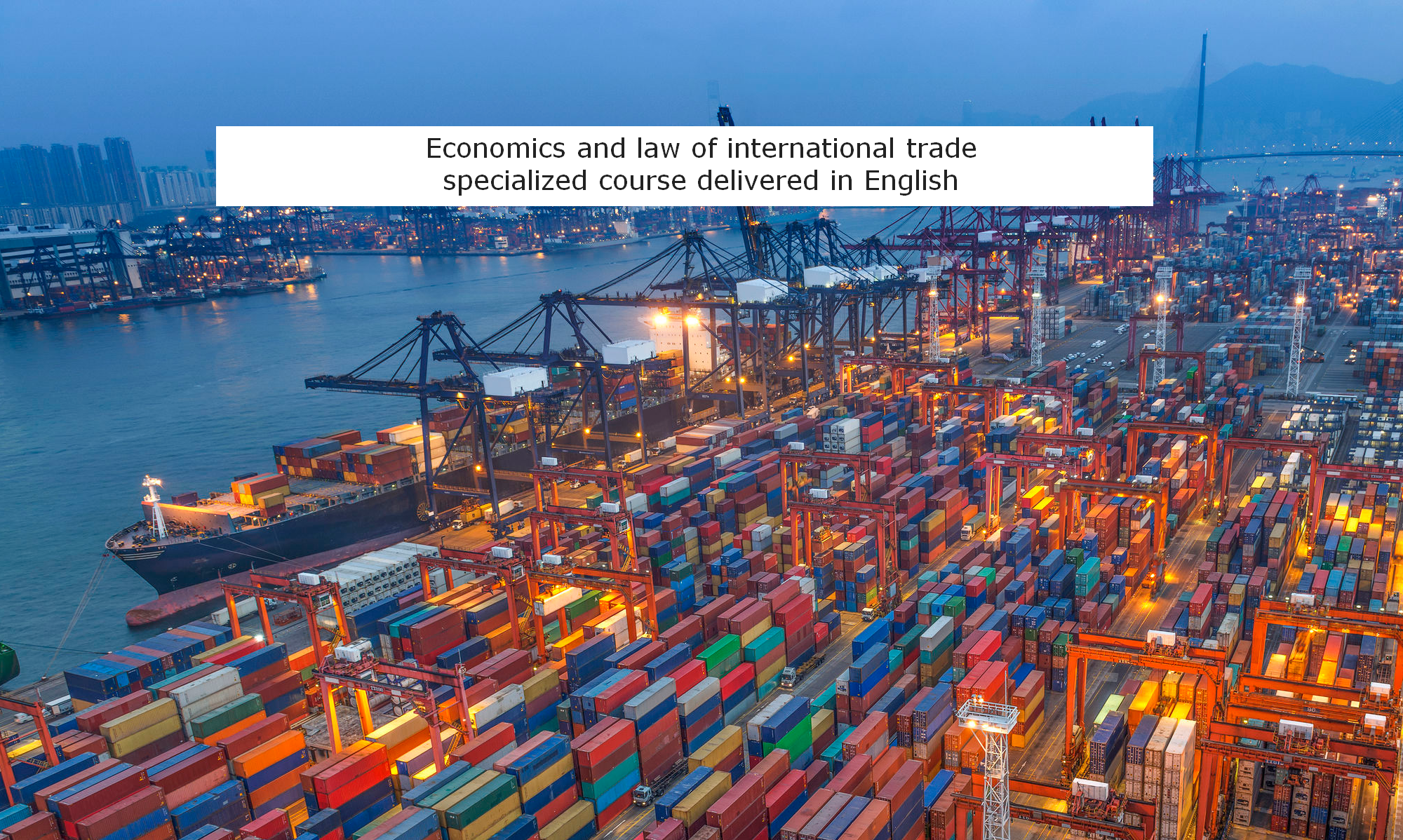 Economics and law of international trade