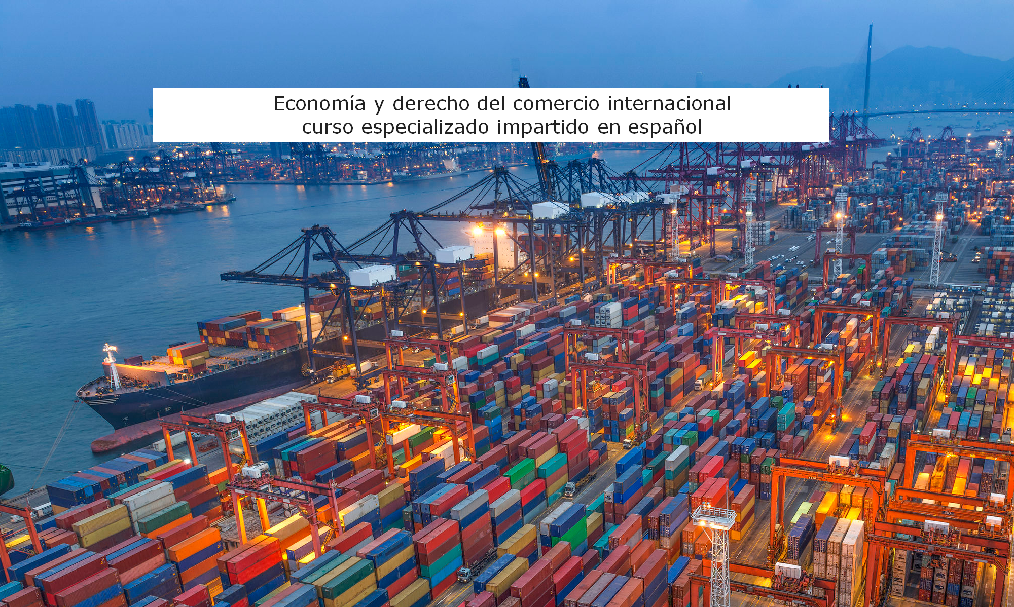 Economía y Derecho del Comercio Internacional